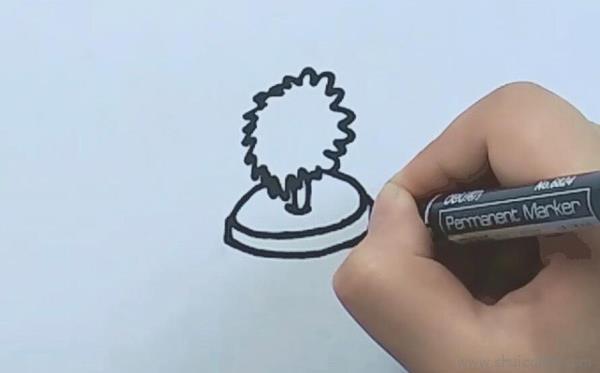 鸡毛毽儿童画怎么画 鸡毛毽简笔画简单又好看