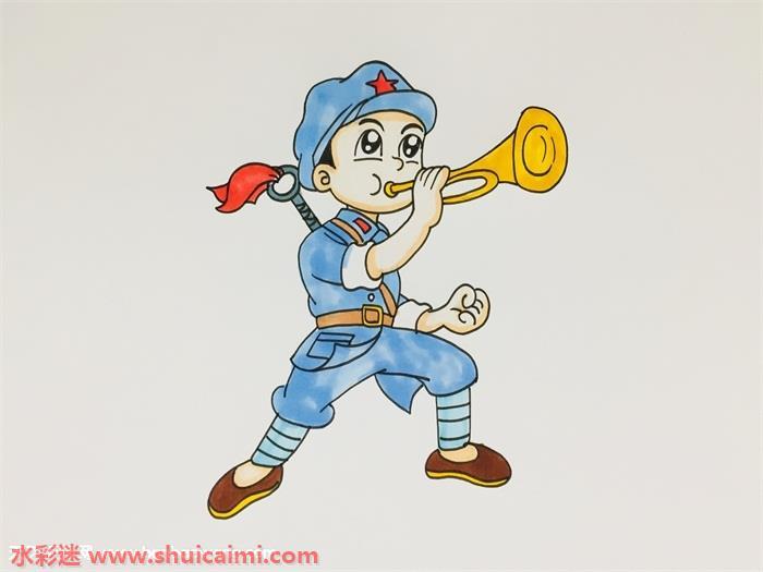 红色革命烈士怎么画 红色革命烈士简笔画漂亮卡通