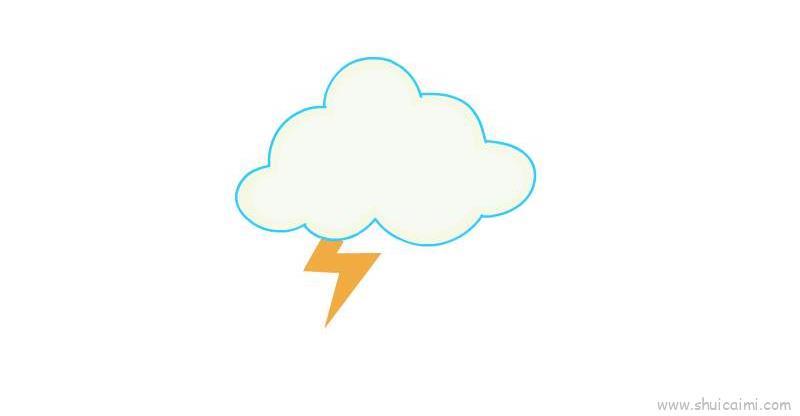 云儿童画怎么画 云简笔画图片大全