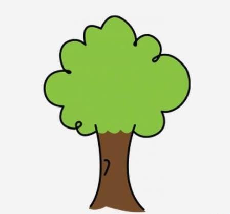 大树简笔画图片大全 大树简笔画图片大全大图