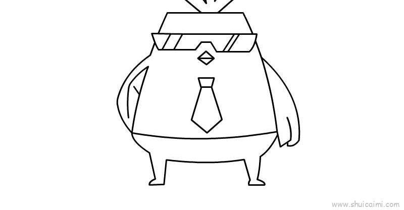 鸡大宝儿童画怎么画 鸡大宝简笔画简单又好看