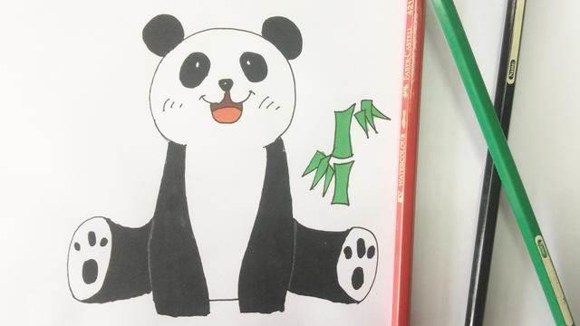 熊猫简笔画 熊猫简笔画图片