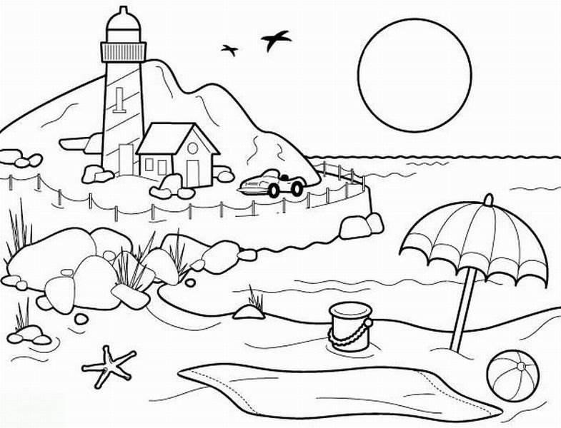 景物简笔画 景物简笔画图片大全
