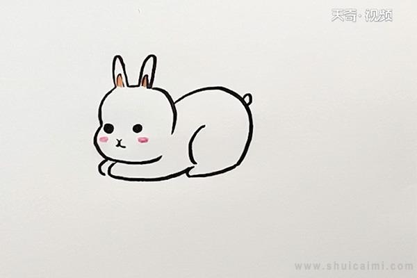 白兔简笔画怎么画 白兔简笔画画法