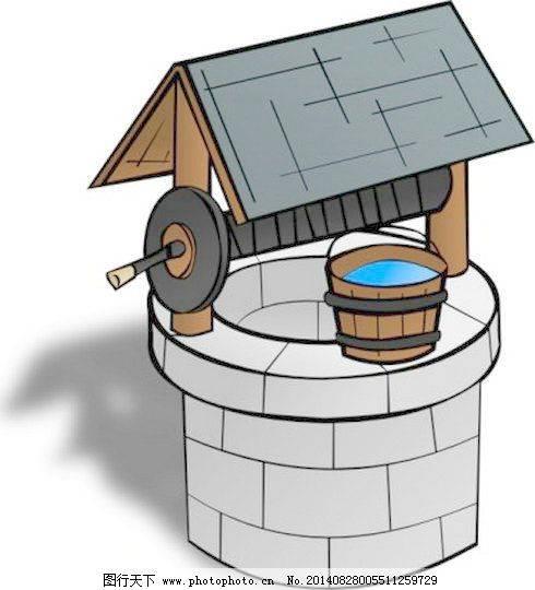 井简笔画图片大全 井简笔画图片大全可爱