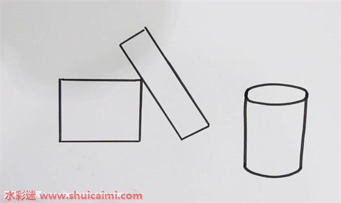 积木怎么画 积木简笔画简单又漂亮彩色