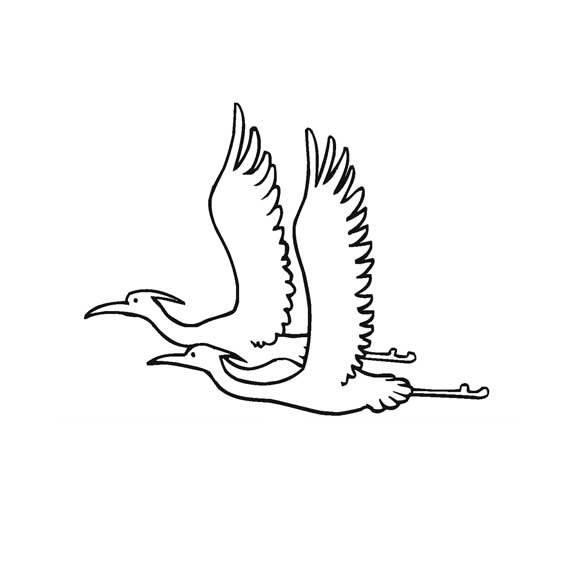 白鹭简笔画 白鹭简笔画简单又漂亮