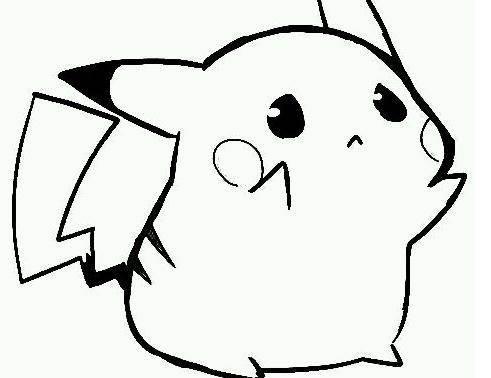 简笔画皮卡丘 简笔画皮卡丘最萌简单