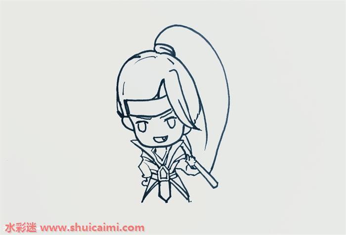 王者荣耀简笔画图片大全