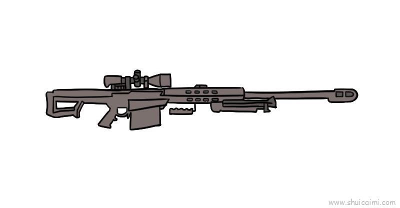 巴雷特儿童画怎么画 巴雷特简笔画画法