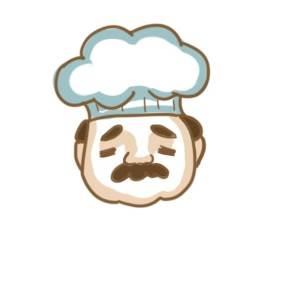 厨师简笔画 厨师简笔画彩色