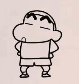 蜡笔小新简笔画图片大全 蜡笔小新简笔画图片大全颜色