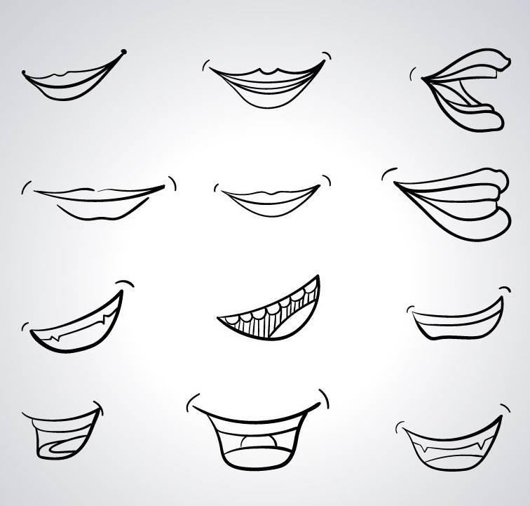 嘴巴简笔画 嘴巴简笔画怎么画