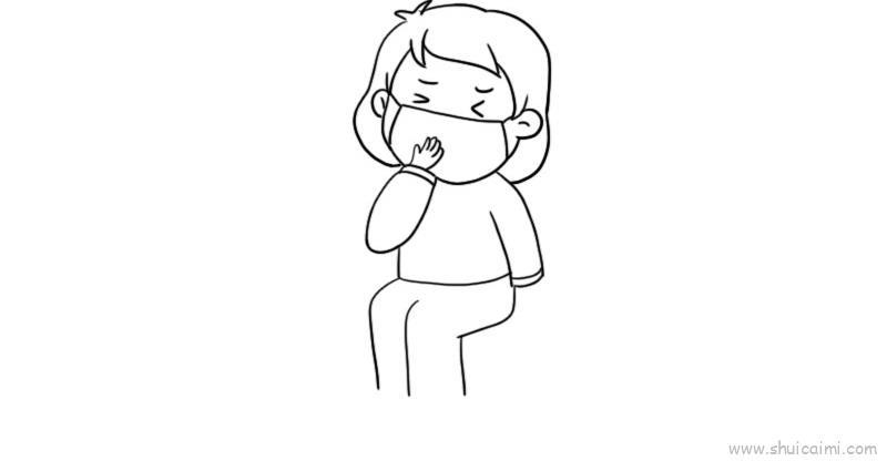 预防肺炎儿童画怎么画 预防肺炎简笔画简单又好看