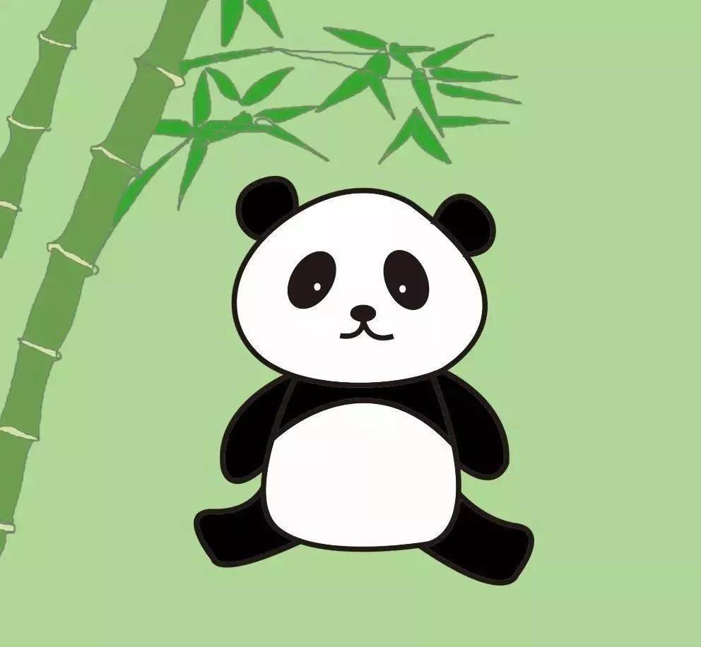 熊猫的简笔画 熊猫的简笔画 可爱 呆萌