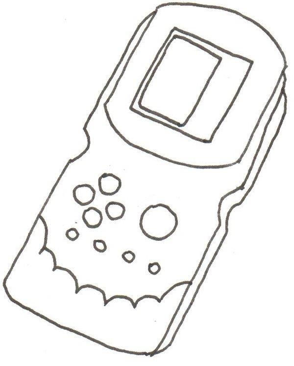 游戏机的简笔画怎么画 游戏机的简笔画好看