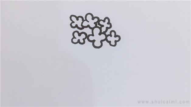 丁香花简笔画怎么画 丁香花简笔画画法