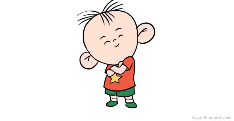 大耳朵图图儿童画怎么画 大耳朵图图简笔画图片大全