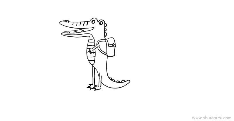 动物迁徙儿童画怎么画 动物迁徙简笔画图片