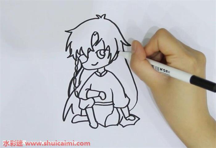花城q版怎么画 花城q版简笔画彩色