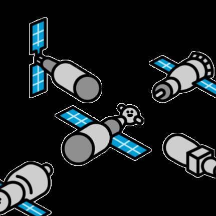 空间站简笔画 空间站简笔画涂色