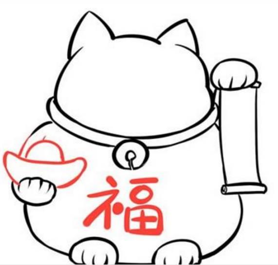 猫简笔画图片 猫简笔画图片大全可爱