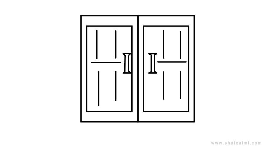 大门简笔画怎么画 大门简笔画好看