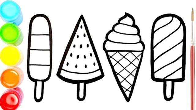 冰激凌简笔画 冰激凌简笔画简单又漂亮