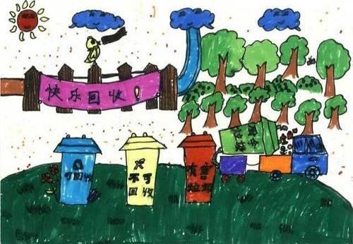 垃圾分类简笔画 垃圾分类简笔画儿童画