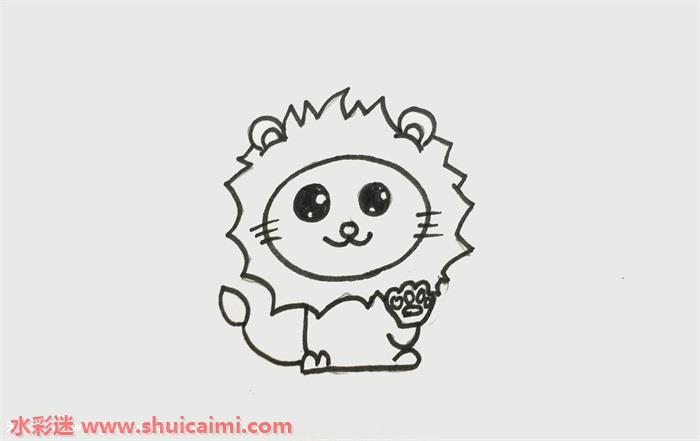 狮子座怎么画简单又可爱 狮子座简笔画图片教程