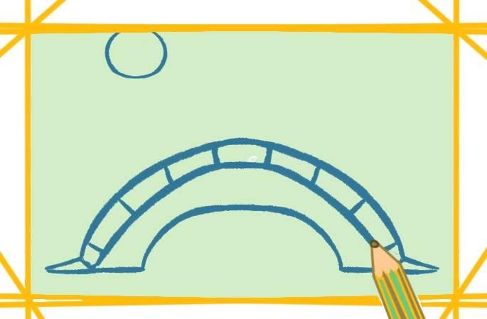 拱桥简笔画 拱桥简笔画图片