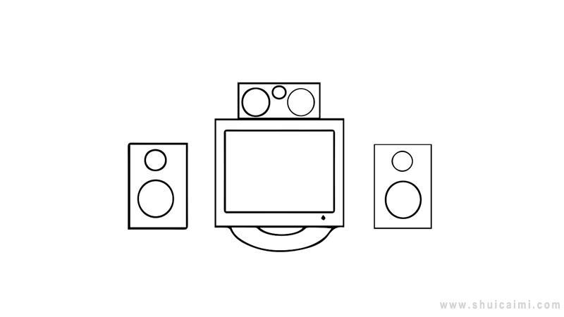 音响简笔画怎么画 音响简笔画顺序