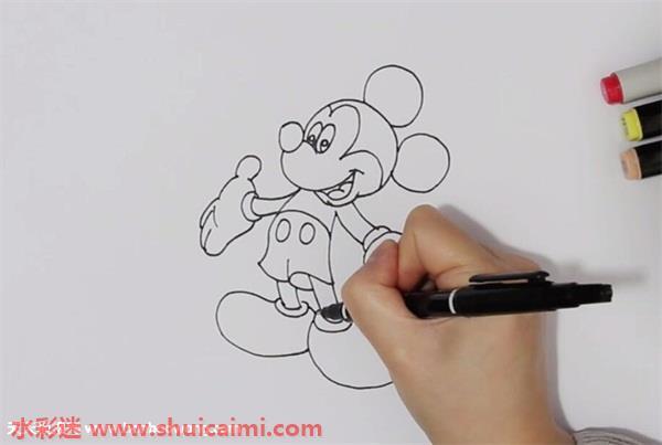 米奇怎么画 米奇简笔画漂亮彩色