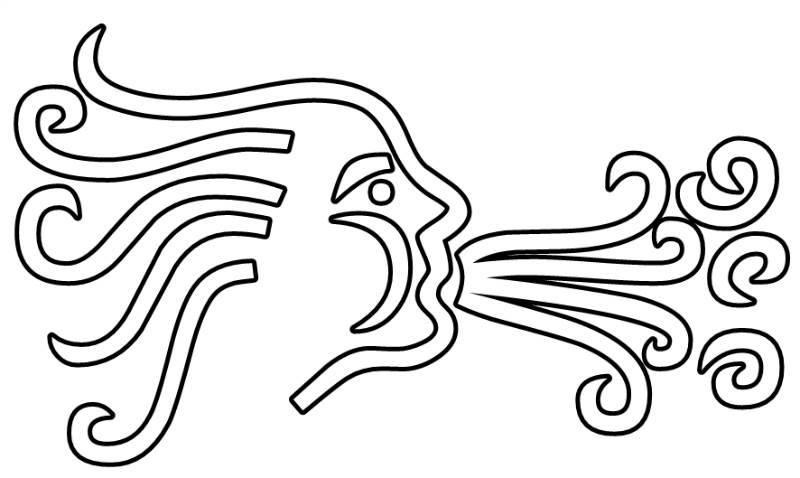 风简笔画 风筝简笔画