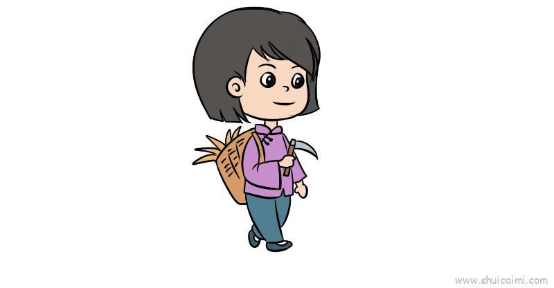 芒种该儿童画怎么画 芒种该简笔画图片大全