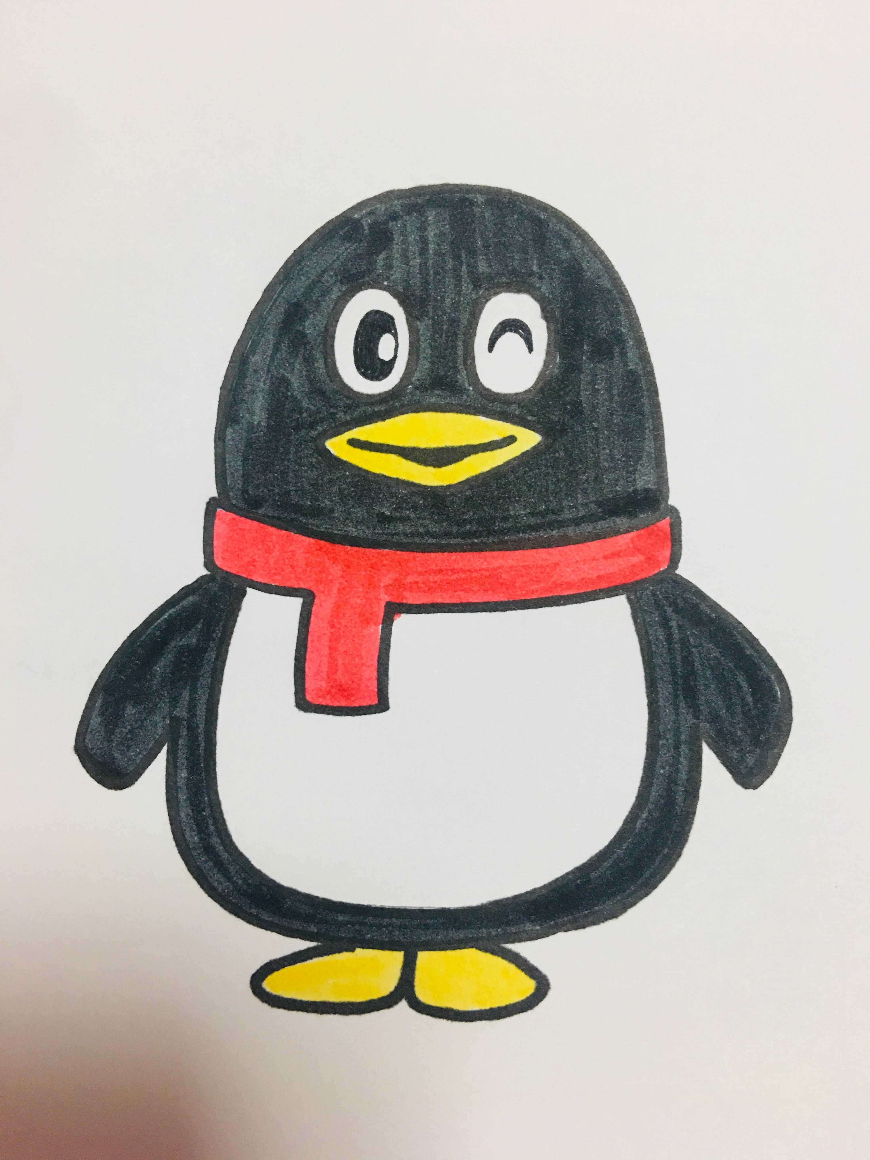 小企鹅简笔画图片大全 小企鹅简笔画图片大全彩色