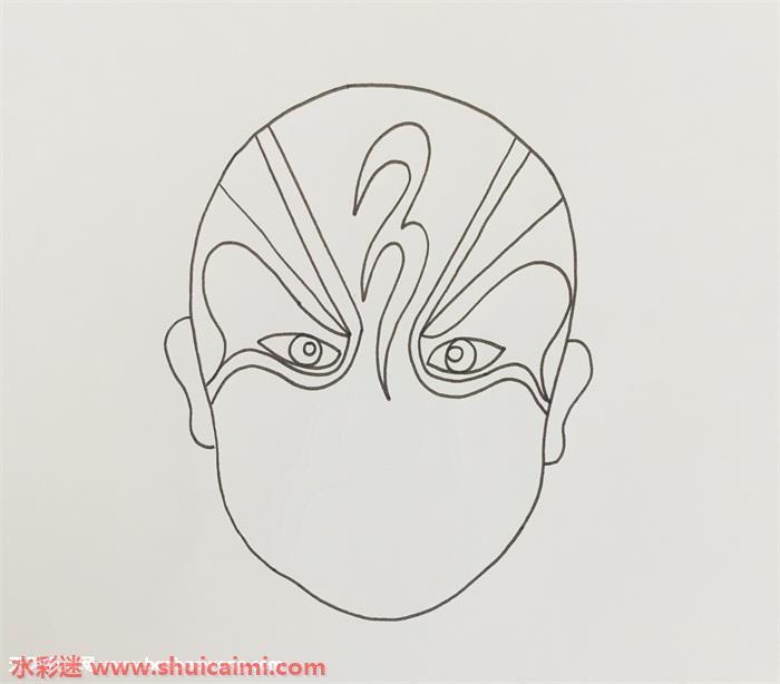 脸谱怎么画 脸谱简笔画简单又漂亮彩色