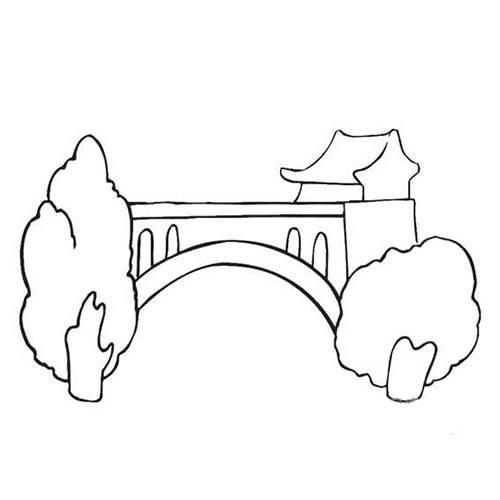 桥简笔画 桥简笔画儿童