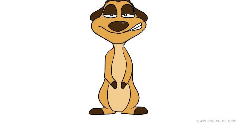 丁满儿童画怎么画 丁满简笔画步骤