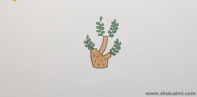 大树儿童简笔画怎么画 大树儿童画图片