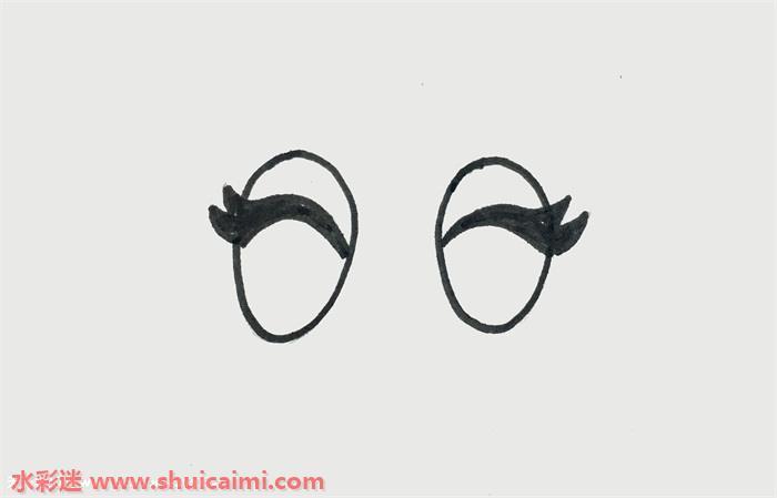 眼睛怎么画 眼睛简笔画图片带颜色