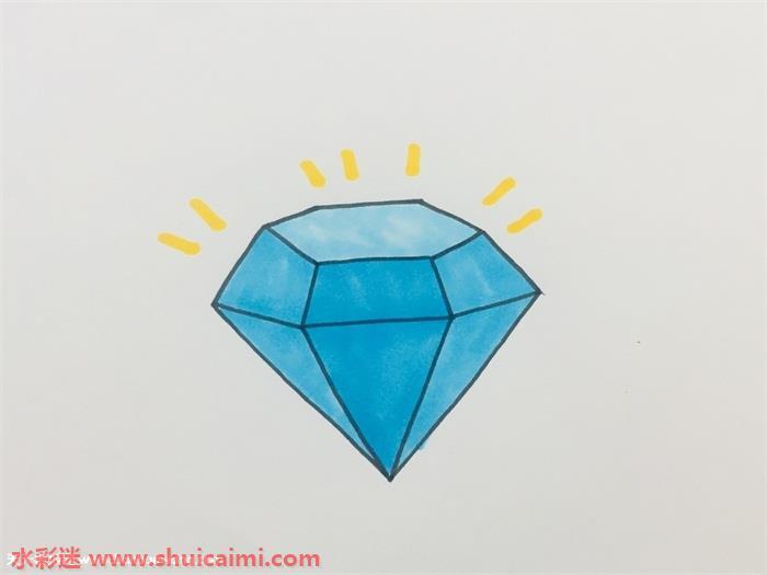 宝石怎么画 宝石简笔画简单易画彩色