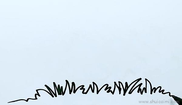 万圣节城堡儿童画怎么画 万圣节城堡简笔画图片