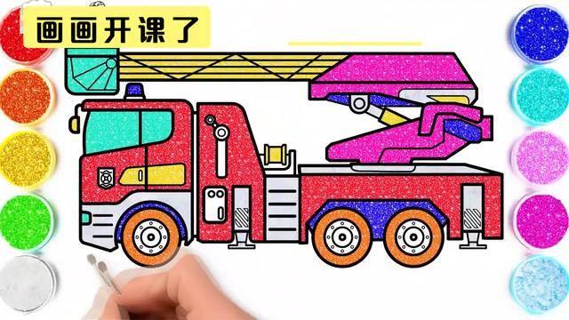 消防车简笔画 消防车简笔画图片大全