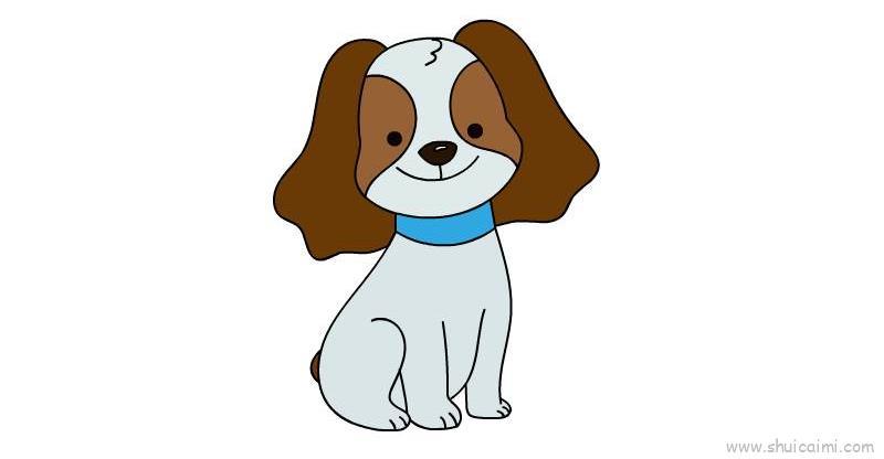 小狗教程儿童画怎么画 小狗教程简笔画图片大全