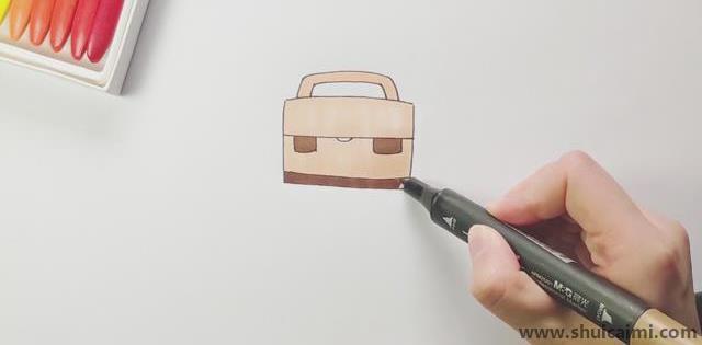 公文包儿童简笔画怎么画 公文包儿童画好看