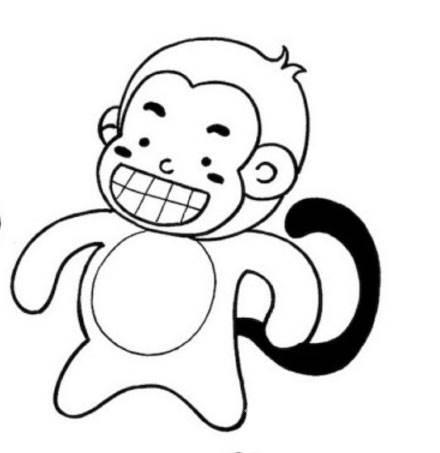 猴子简笔画 猴子简笔画简单