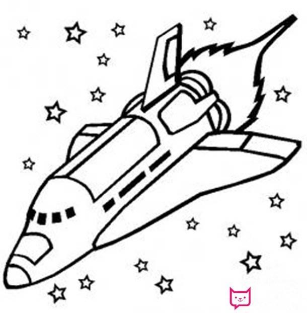 神舟飞船简笔画 神舟飞船简笔画彩色