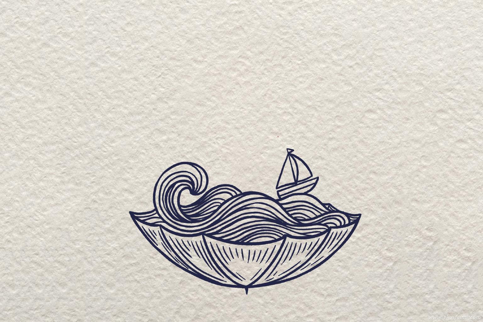 创意雨过天晴怎么画 创意雨过天晴简笔画步骤图