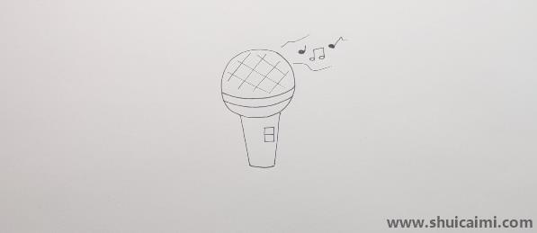麦克风儿童简笔画怎么画 麦克风儿童画画法